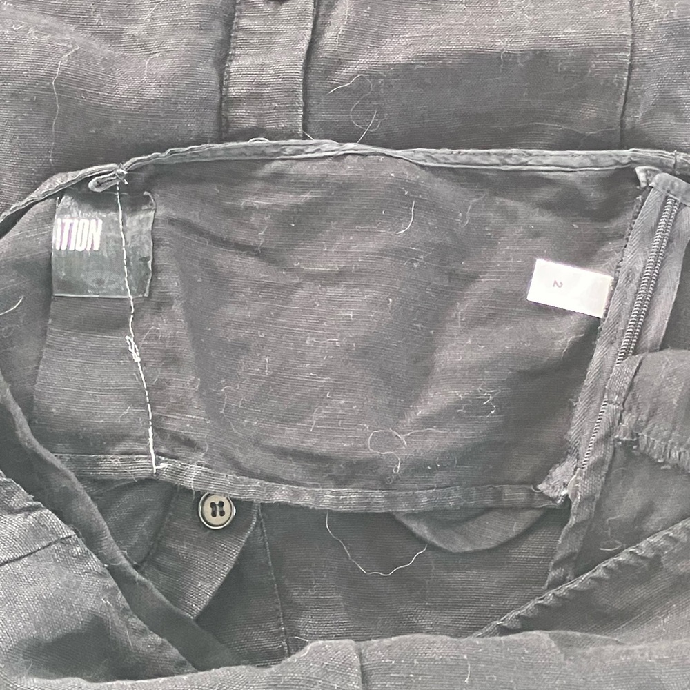 Reformation Elegant Black Buttoned Ensemble - image 6